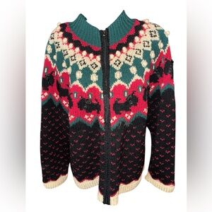 Talbots Wool Scottish terrier Sweater L